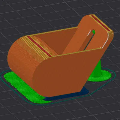 Giá gắn đèn xe đạp bên dưới baga