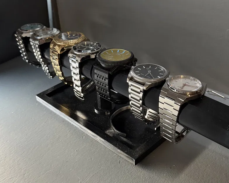 Giá đỡ đồng hồ Minimalist - Thiết kế 3D hiện đại cho bộ sưu tập của bạn - Image 1