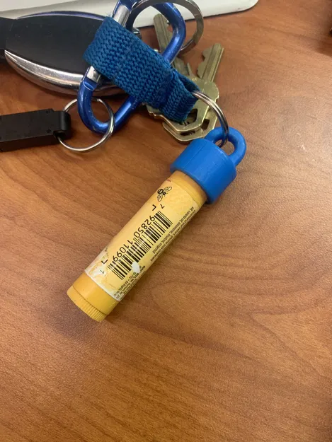 Móc khóa đựng son dưỡng (Chapstick keychain) - Image 1