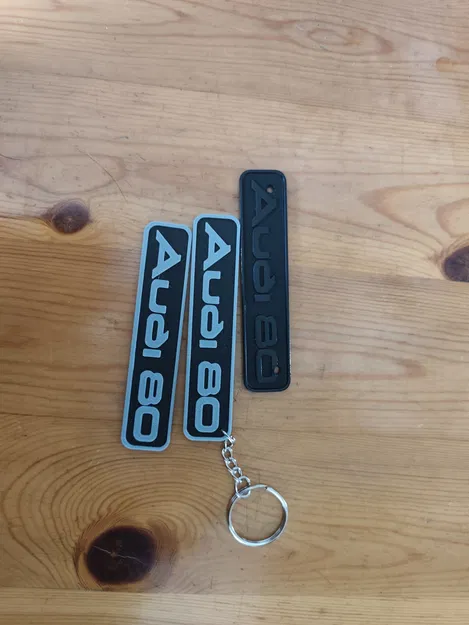 Móc khóa Audi 80 - Thiết kế dựa trên linh kiện xe hơi huyền thoại - Image 1