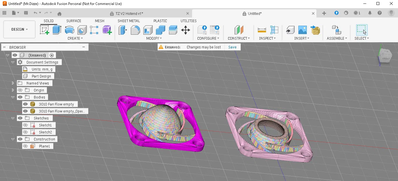 Nắp bảo vệ quạt 3010 cho hotend - Thiết kế tối ưu hóa luồng gió - Image 1