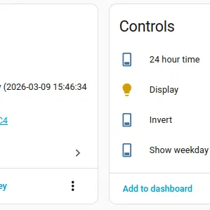 Đồng hồ LED Matrix hiển thị thời gian