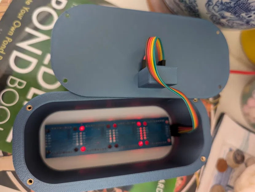 Đồng hồ LED Matrix hiển thị thời gian - Image 5