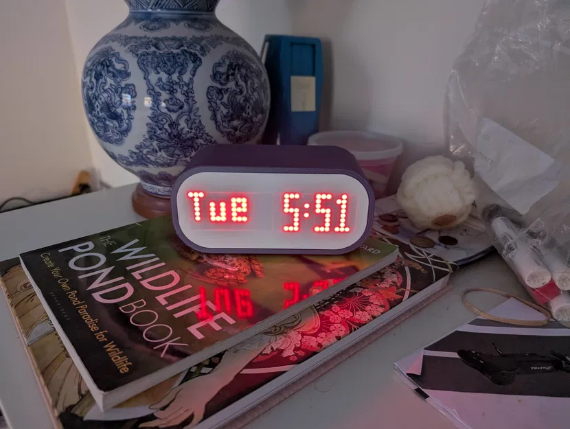 Đồng hồ LED Matrix hiển thị thời gian - Image 6