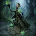 Bloodbound Realms – Elf – Arcane Warden Mage xứ Veiled Grove (Mô hình 3D STL Dark Fantasy) - Thumbnail 2