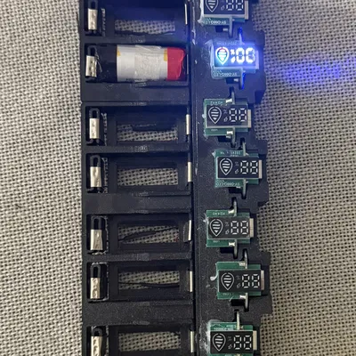 Đế giữ pin 17350