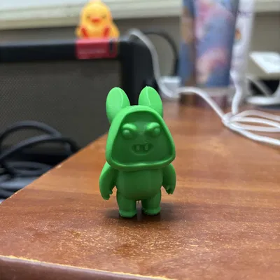 Mô hình 3D chú thỏ ma quái Evil Hood Bunny cực chất