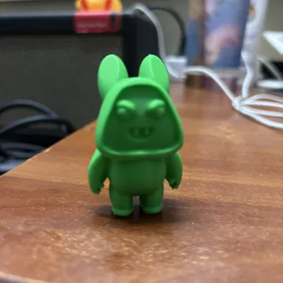 Mô hình 3D chú thỏ ma quái Evil Hood Bunny cực chất