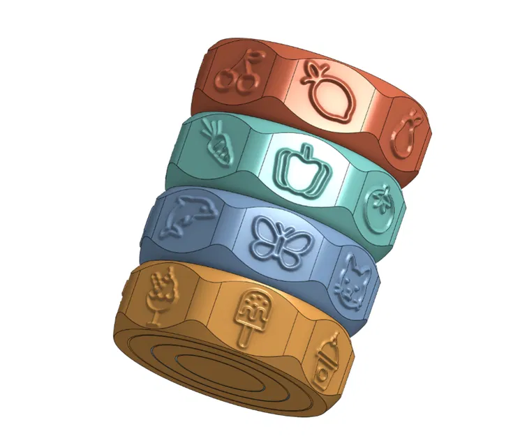 Con lăn xoay vui nhộn với nhiều họa tiết khác nhau - Image 7