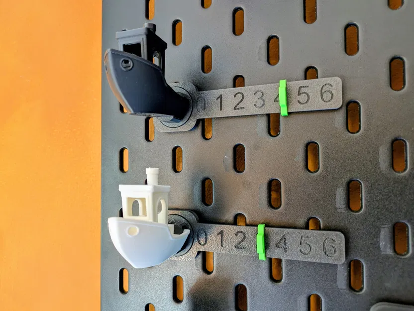 Bộ chỉ báo số lượng sợi in 3D mô-đun cho IKEA SKÅDIS hoặc gắn tự do - Image 1