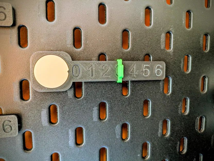 Bộ chỉ báo số lượng sợi in 3D mô-đun cho IKEA SKÅDIS hoặc gắn tự do - Image 2