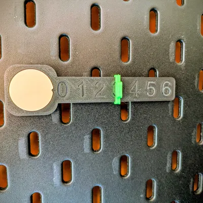 Bộ chỉ báo số lượng sợi in 3D mô-đun cho IKEA SKÅDIS hoặc gắn tự do