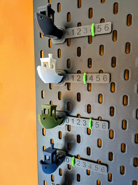 Bộ chỉ báo số lượng sợi in 3D mô-đun cho IKEA SKÅDIS hoặc gắn tự do - Image 3