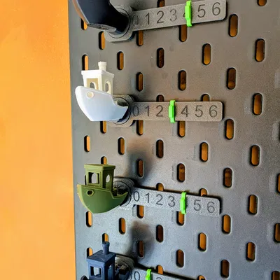 Bộ chỉ báo số lượng sợi in 3D mô-đun cho IKEA SKÅDIS hoặc gắn tự do