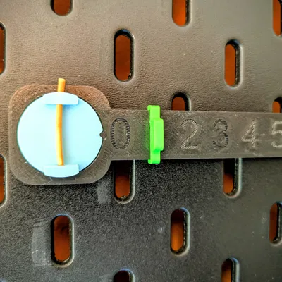 Bộ chỉ báo số lượng sợi in 3D mô-đun cho IKEA SKÅDIS hoặc gắn tự do