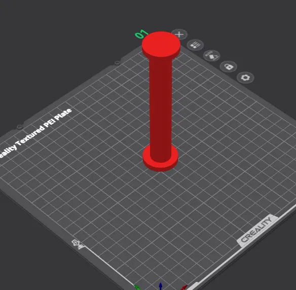Giá đỡ cuộn nhựa Heavy Duty đơn giản với lỗ bắt vít - Image 3