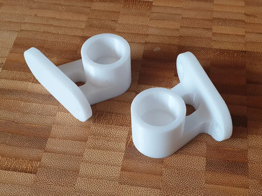 Bát Đỡ Góc Chữ L Treo Khăn (Cho Ống PVC 20mm & 1/2 inch - 2 Phiên Bản) - Image 1