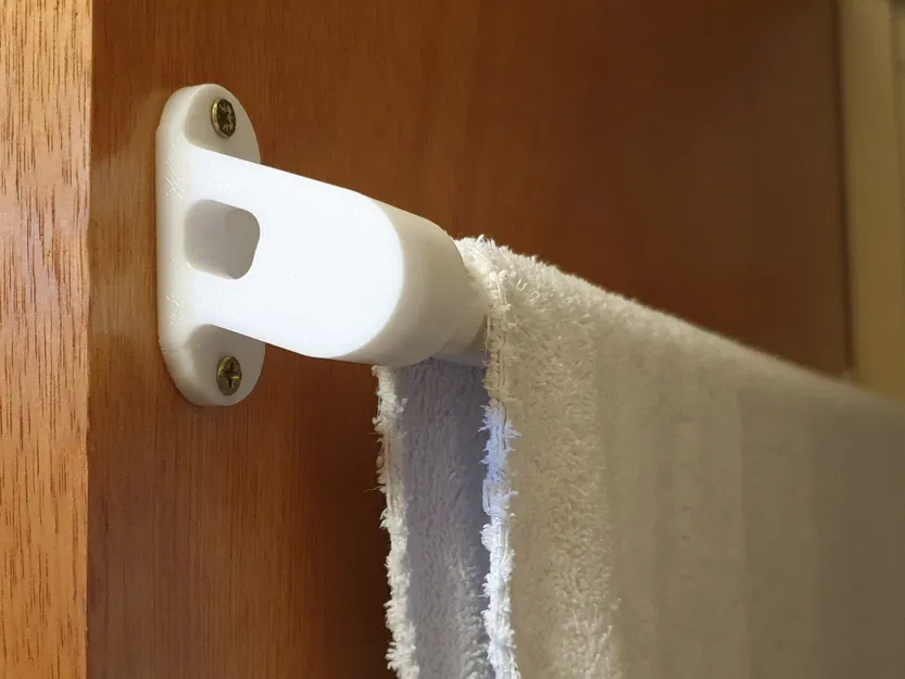 Bát Đỡ Góc Chữ L Treo Khăn (Cho Ống PVC 20mm & 1/2 inch - 2 Phiên Bản) - Image 2