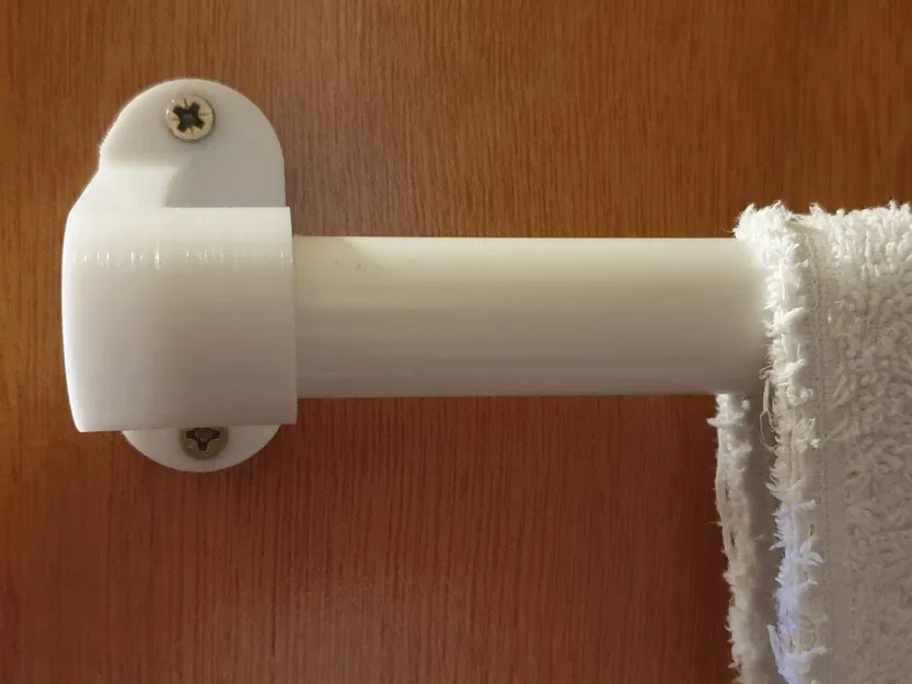 Bát Đỡ Góc Chữ L Treo Khăn (Cho Ống PVC 20mm & 1/2 inch - 2 Phiên Bản) - Image 5