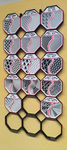 Bảng mẫu trưng bày cấu trúc in 3D (Wall Display) độc đáo - Image 1