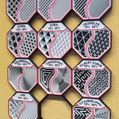 Bảng mẫu trưng bày cấu trúc in 3D (Wall Display) độc đáo