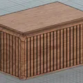 Hộp lưu trữ hiện đại Modern Storage Box v2.0 in 3D trang trí - Thumbnail 2