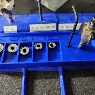 Đế giữ mũi phay Rabbeting hệ mét 3.5mm đến 5.5mm (Amana Tool 49436)