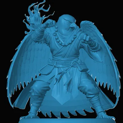 Mô hình Aarakocra Monk (Tu sĩ Chim Ưng) in 3D cho RPG