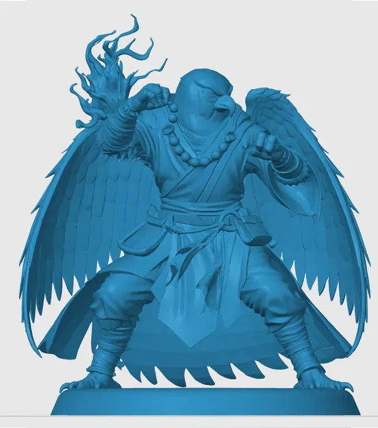 Mô hình Aarakocra Monk (Tu sĩ Chim Ưng) in 3D cho RPG - Image 2