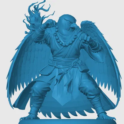 Mô hình Aarakocra Monk (Tu sĩ Chim Ưng) in 3D cho RPG