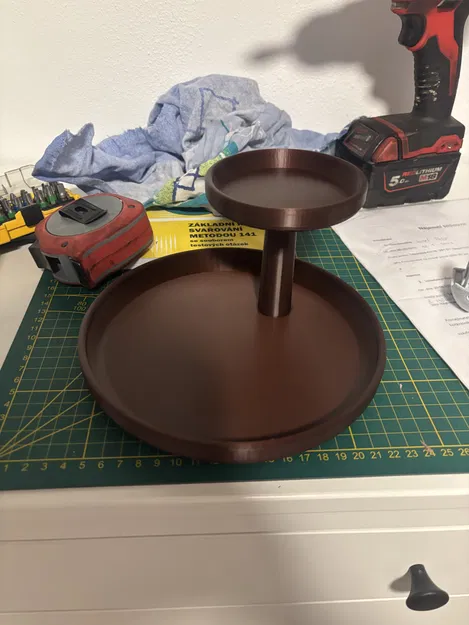 Khay đựng đồ 2 tầng phong cách tối giản Jasper Morrison in 3D - Image 1