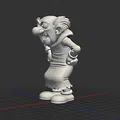 Mô hình 3D nhân vật phản diện Gargamel - Thiết kế sắc nét - Thumbnail 3