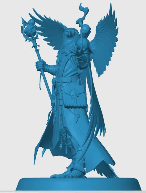 Mô hình Aarakocra Warlock in 3D chi tiết cho game D&D - Image 3