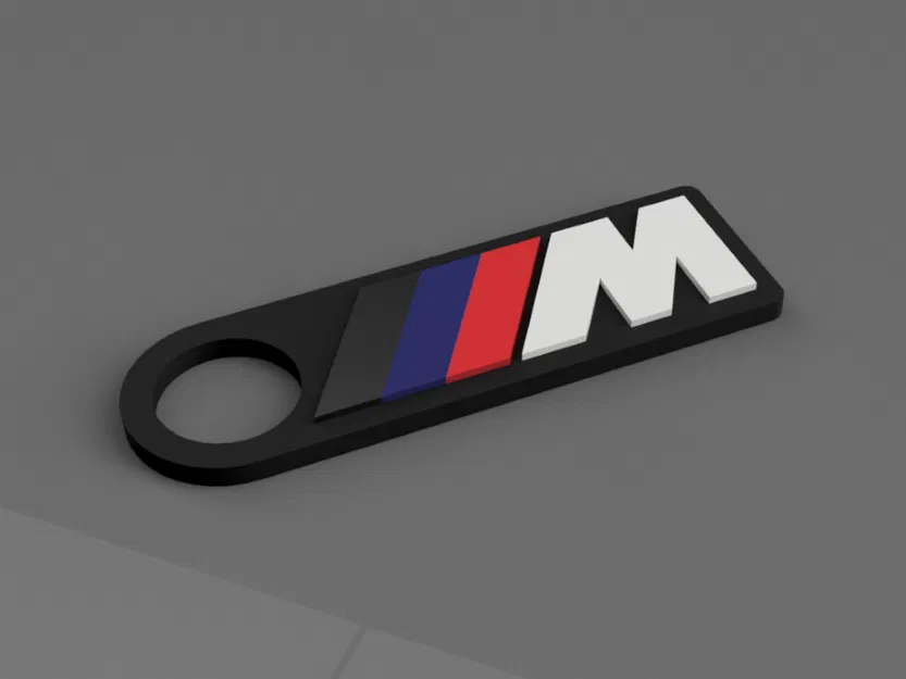 Móc khóa BMW M phong cách thể thao - Mẫu in 3D cực chất - Image 1