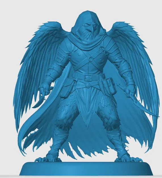 Mô hình 3D Aarakocra Rogue cho game nhập vai D&D - Image 2