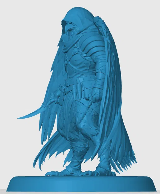Mô hình 3D Aarakocra Rogue cho game nhập vai D&D - Image 3