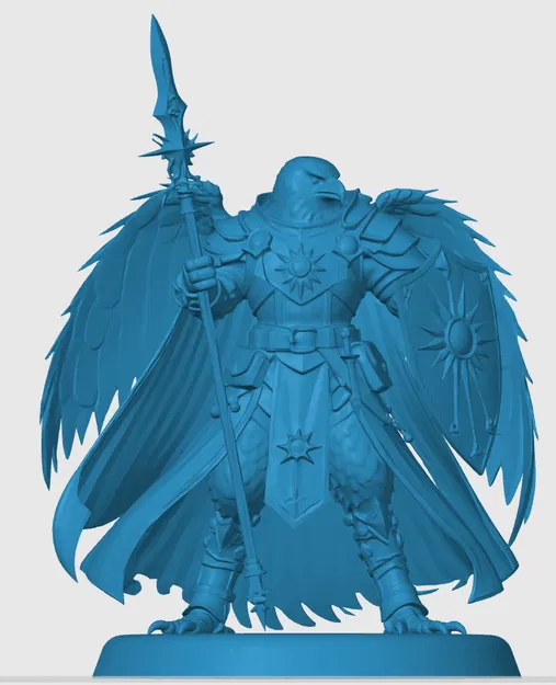 Mô hình 3D Aarakocra Paladin ấn tượng cho game RPG - Image 3