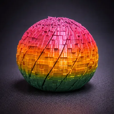 Đồ chơi Fidget Quả Cầu Disco Có Thể Mở Rộng – Mô hình chuyển động khớp nối