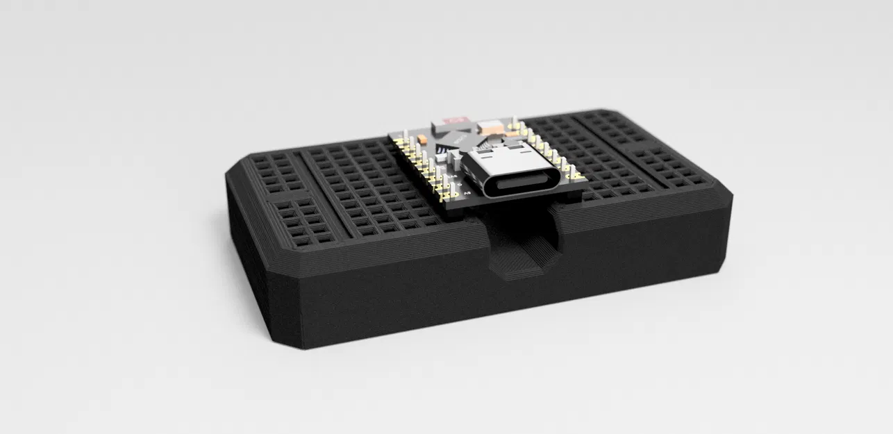 Đế Cắm (Breadboard) Cho ESP32-C3 SuperMini (File STEP) - Image 3