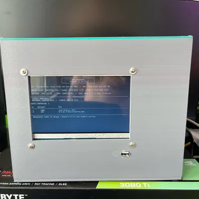 Vỏ hộp NAS tự chế hỗ trợ Raspberry Pi và màn hình hiển thị 3D