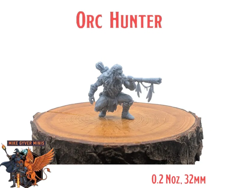 Orc Hunter - Mô hình thu nhỏ sẵn sàng in MGM - Image 1