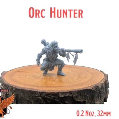 Orc Hunter - Mô hình thu nhỏ sẵn sàng in MGM