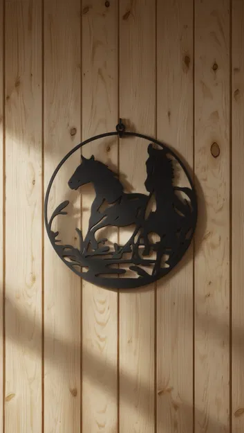 Running Horses – Tranh treo tường in 3D đầy nghệ thuật - Image 1