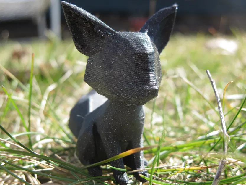 Mô hình chú cáo Low Poly đáng yêu - Tệp STL chất lượng - Image 1