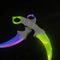 Mô hình dao Karambit (Claw Knife) in 3D đẹp mắt, dễ lắp ráp - Thumbnail 1
