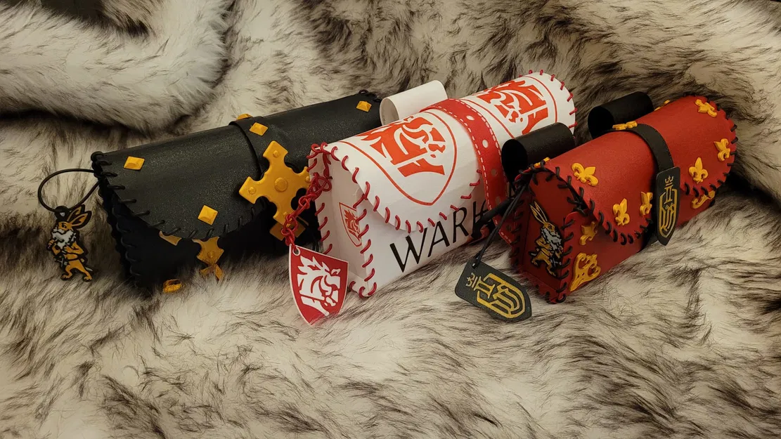 Bộ Kit Túi Đeo Thắt Lưng Trung Cổ - In 3D và Chế Tác Thủ Công - Image 1