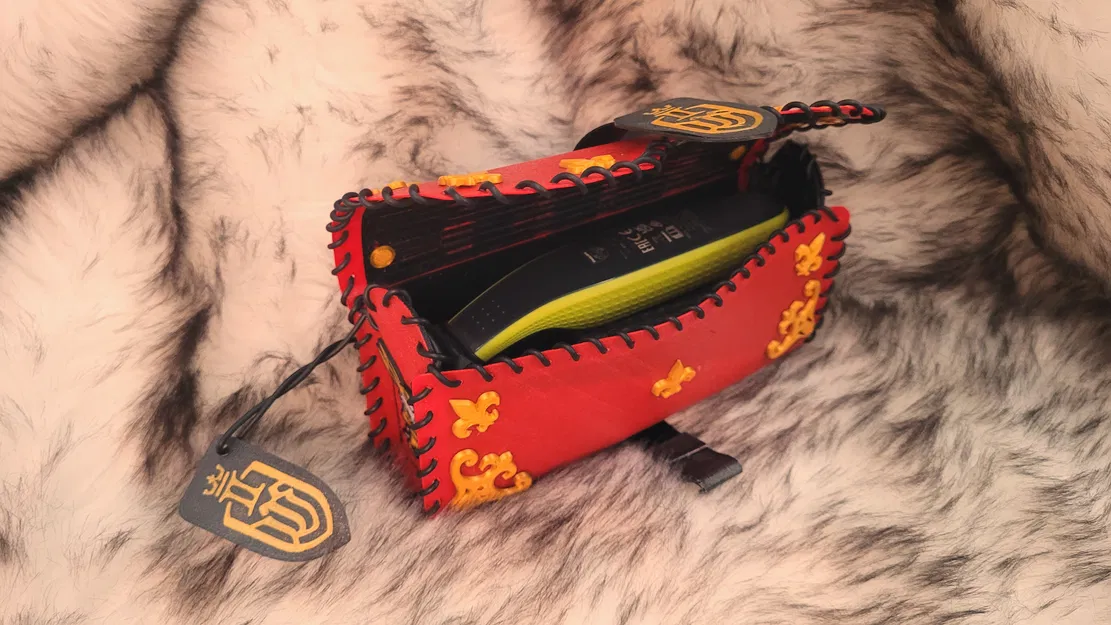 Bộ Kit Túi Đeo Thắt Lưng Trung Cổ - In 3D và Chế Tác Thủ Công - Image 6