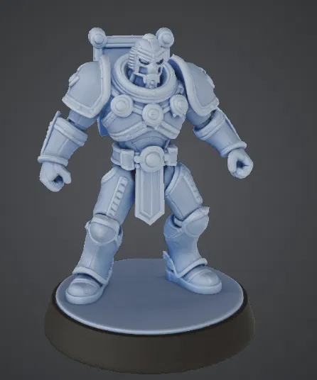 Mô hình binh lính hạng nặng Sci-Fi - Miniature cho Warhammer 40k - Image 1