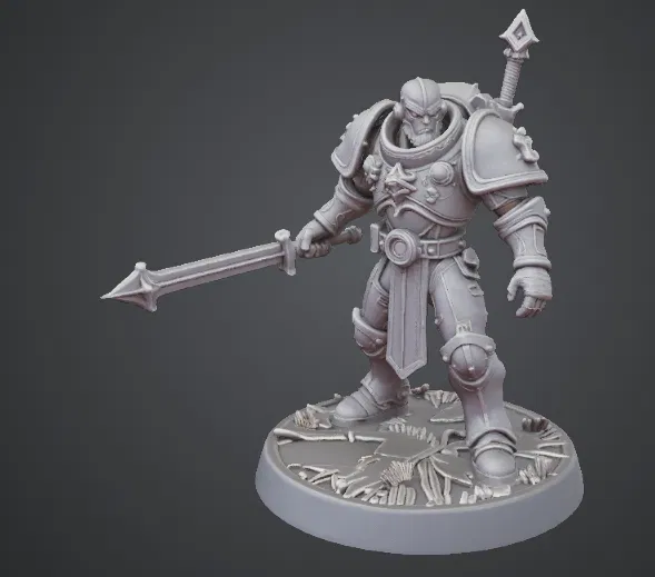 Mô hình chiến binh không gian Galactic Knight cho Warhammer - Image 1