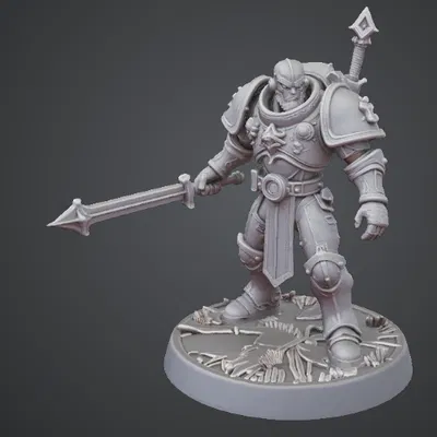 Mô hình chiến binh không gian Galactic Knight cho Warhammer